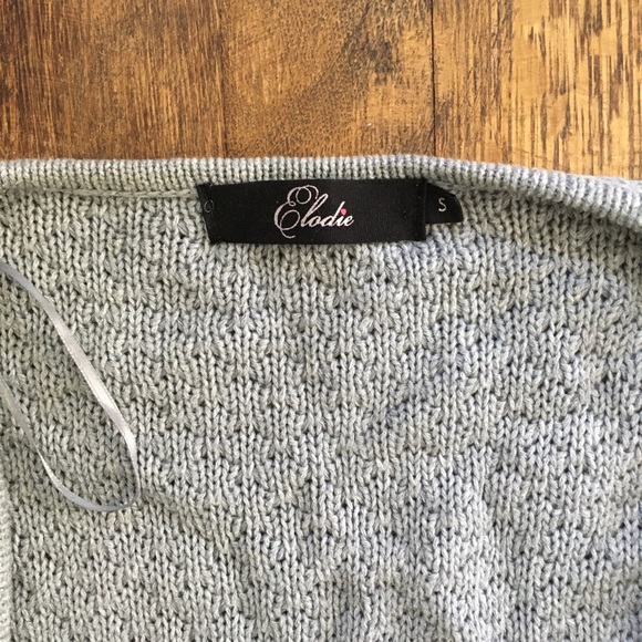Elodie Grey Knit Cardigan - Picture 5 of 5